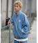 adidas/KGJ38 トラックジャケット デニム M STADIUM ウォッシュデニムジャケット ジャージ アディダス メンズ ムラサキスポーツ