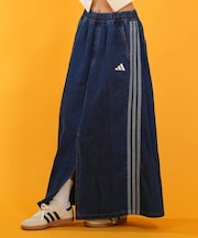 adidas/L6740 デニムロングスカート アディダス レディース ムラサキスポーツ