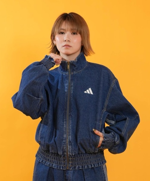adidas/P6083 デニムジャケット Gジャン アディダス レディース ムラサキスポーツ
