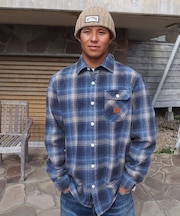 BILLABONG/BG012100 長袖 シャツ チェック OMBRE SHIRTS シャツ ビラボン メンズ ムラサキスポーツ