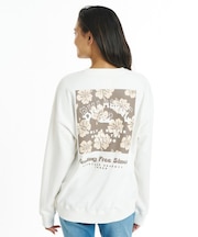 BILLABONG/BG014005 トレーナー スウェット バックプリント SQUARE LOGO BOY FIT CREW ビラボン レディース ムラサキスポーツ
