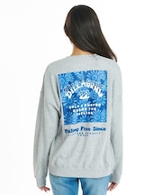BILLABONG/BG014005 トレーナー スウェット バックプリント SQUARE LOGO BOY FIT CREW ビラボン レディース ムラサキスポーツ