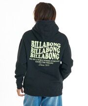 BILLABONG/BG014022 プルオーバー パーカー フーディー バックプリント WAVE LOGO LOOSE FIT PARKA ビラボン レディース ムラサキスポーツ