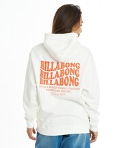 BILLABONG/BG014022 プルオーバー パーカー フーディー バックプリント WAVE LOGO LOOSE FIT PARKA ビラボン レディース ムラサキスポーツ