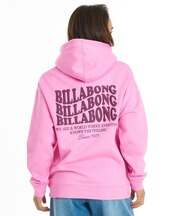 BILLABONG/BG014022 プルオーバー パーカー フーディー バックプリント WAVE LOGO LOOSE FIT PARKA ビラボン レディース ムラサキスポーツ