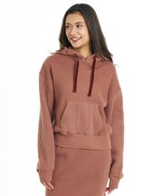 BILLABONG/BG014023 プルオーバー パーカー セットアップ対応 フーディー ニット QUILT MIX LOOSE FIT PARKA ビラボン レディース ムラサキスポーツ
