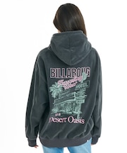 BILLABONG/BG014025 プルオーバー パーカー フーディー バックプリント SUEDE LIKE BONDING FLEECE ビラボン レディース ムラサキスポーツ