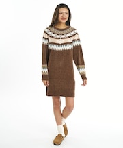 BILLABONG/BG014353 ワンピース アイル柄 SWEATER ONEPIECE ビラボン レディース ムラサキスポーツ
