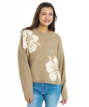 BILLABONG/BG014600 ニット セーター 花柄 DIXIE CREW SWEATER ビラボン レディース ムラサキスポーツ