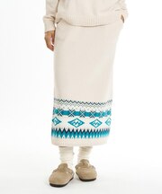BILLABONG/BG014615 スカート ロングスカート セットアップ対応 FAIR ISLE SKIRTクルーネック FAIR ISLE CREW SWEATER ビラボン レディース ムラサキスポーツ