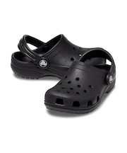 CROCS/18.0~24.0cm 206991-001 クラシック クロッグ キッズ サンダル クロックス ムラサキスポーツ