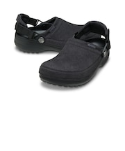 CROCS/211930-001 クラシック クラフテッド ヴィーガン スウェード クロッグ サンダル クロックス ムラサキスポーツ