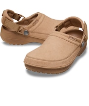 CROCS/211930-2JJ クラシック クラフテッド ヴィーガン スウェード クロッグ サンダル クロックス ムラサキスポーツ