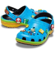 CROCS/18.0～24.0cm 212139-90H キッズ スーパーマリオ コア クラシック クロッグ サンダル クロックス ムラサキスポーツ