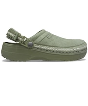 CROCS/214048-3BX クラフテッド ウィーガン スエード ステッチ クロッグ サンダル クロックス ムラサキスポーツ
