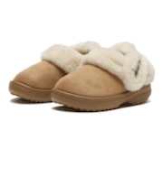 CROCS/18.0～24.0cm 214740-2EY キッズ アンファーゲッタブル ヴィーガン スエード クロッグ サンダル クロックス ムラサキスポーツ