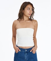 ROXY×NANAHAコラボレーション/RDK264603T TUBE TOP カップ付きチューブトップ ロキシー レディース ムラサキスポーツ