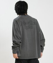 NEWERA/15129357 LS OS GD CT TEE NEW ERA 1920 DGRY 長袖 Tシャツ ロンT バックプリント ニューエラ メンズ ムラサキスポーツ