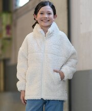 BILLABONG/キッズ BG016780 GIRLS FUR BOA JACKET ボア 刺繍 ジャケット 子供服 ビラボン 女の子 ムラサキスポーツ