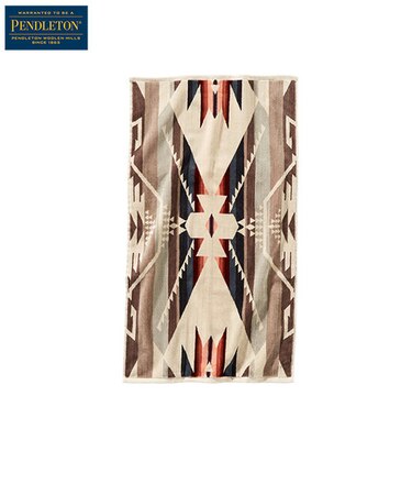 PENDLETON (ﾍﾟﾝﾄﾞﾙﾄﾝ)  ｱｲｺﾆｯｸｼﾞｬｶﾞｰﾄﾞﾊﾝﾄﾞﾀｵﾙ White Sands (ホワイトサンズ)