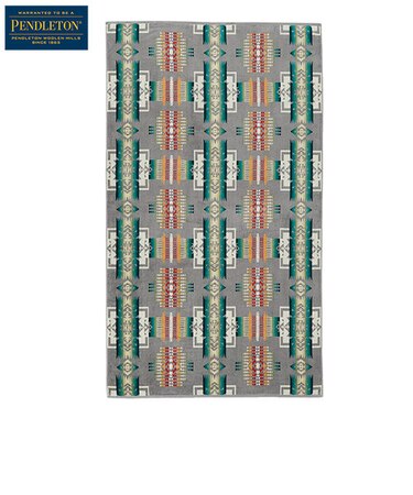PENDLETON (ﾍﾟﾝﾄﾞﾙﾄﾝ) ｼﾞｬｶﾞｰﾄﾞﾊﾞｽﾀｵﾙｵｰﾊﾞｰｻｲｽﾞ Chief Joseph Grey (チーフジョセフグレー)