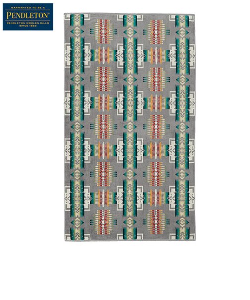 PENDLETON (ﾍﾟﾝﾄﾞﾙﾄﾝ) ｼﾞｬｶﾞｰﾄﾞﾊﾞｽﾀｵﾙｵｰﾊﾞｰｻｲｽﾞ Chief Joseph Grey (チーフジョセフグレー)