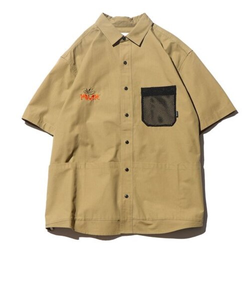 POLER ポーラー CTRIP MULTI SS RELAX FIT SHIRT