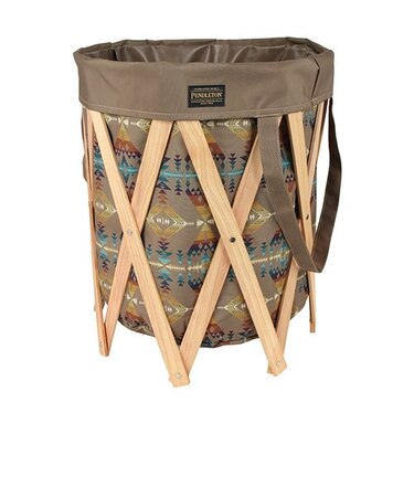 PENDLETON (ﾍﾟﾝﾄﾞﾙﾄﾝ) - FOLDING ROUND BASKET (ﾌｫｰﾙﾃﾞｨﾝｸﾞﾗｳﾝﾄﾞﾊﾞｽｹｯﾄ)