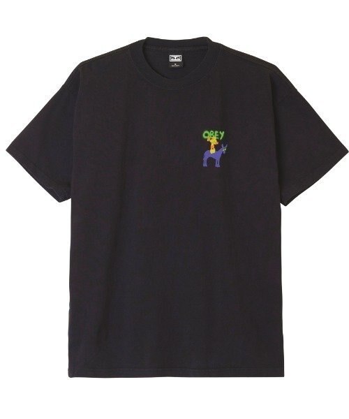 OBEY (ｵﾍﾞｲ) DONKEY ｵｰﾊﾞｰｻｲｽﾞ ﾊﾞｯｸﾌﾟﾘﾝﾄTｼｬﾂ 166913367