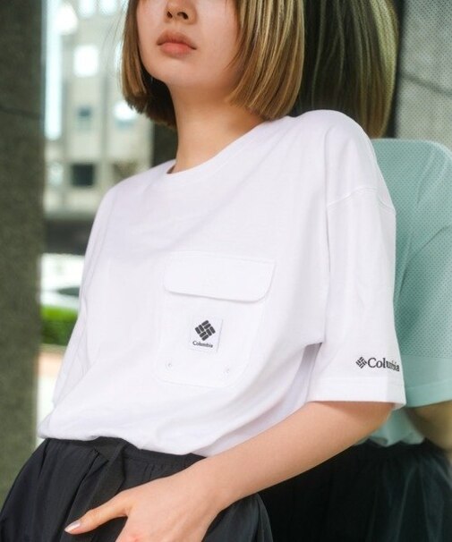 Columbia (ｺﾛﾝﾋﾞｱ) 展開店舗限定 ｲﾝﾍﾟﾘｱﾙﾊﾟｰｸﾎﾟｹｯﾄTｼｬﾂ PM0734