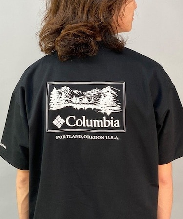 Columbia (ｺﾛﾝﾋﾞｱ) 当社限定 ｻﾝﾗｲｽﾞｴｯｼﾞｸﾞﾗﾌｨｯｸTｼｬﾂ PM0749