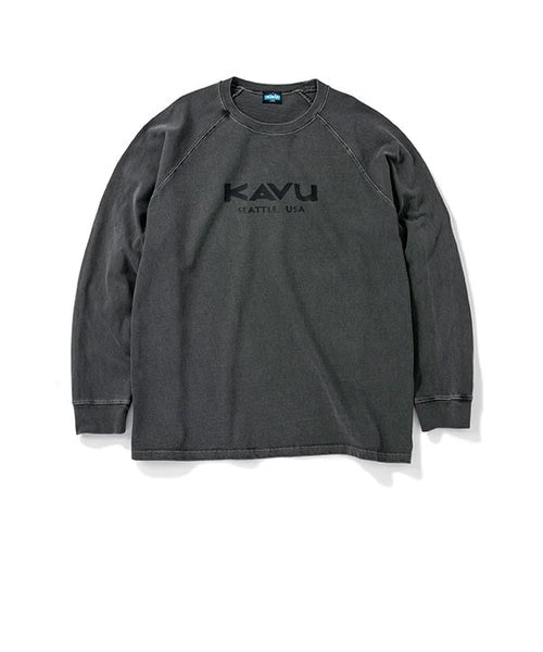 KAVU (ｶﾌﾞｰ) ﾍﾋﾞｰｳｪｲﾄﾛﾝｸﾞｽﾘｰﾌﾞTシャツ ｜ザコンプアスの通販｜&mall