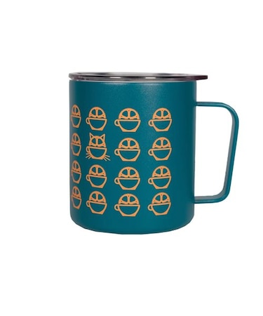 BICYCLE COFFEE (ﾊﾞｲｼｸﾙｺｰﾋｰ) - HIDDEN CAT MUG 12OZ (ﾋﾄﾞｩﾝ ｷｬｯﾄ ﾏｸﾞ12ｵﾝｽ)