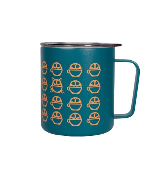 BICYCLE COFFEE (ﾊﾞｲｼｸﾙｺｰﾋｰ) - HIDDEN CAT MUG 12OZ (ﾋﾄﾞｩﾝ ｷｬｯﾄ ﾏｸﾞ12ｵﾝｽ)