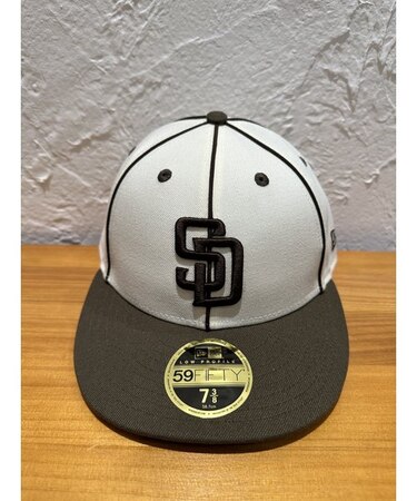 NEW ERA (ﾆｭｰｴﾗ) - Low Profile 59FIFTY MLB PIPING SD (5950 MLB ﾊﾟｲﾋﾟﾝｸﾞ ｻﾝﾃﾞｨｴｺﾞ･ﾊﾟﾄﾞﾚｽ)