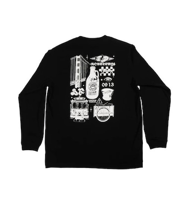 BICYCLE COFFEE (ﾊﾞｲｼｸﾙｺｰﾋｰ) - KHART Flash L/S Tee (ｶｰﾄ ﾌﾗｯｼｭﾛﾝｸﾞｽﾘｰﾌﾞﾃｨｰｼｬﾂ) KHTLS01