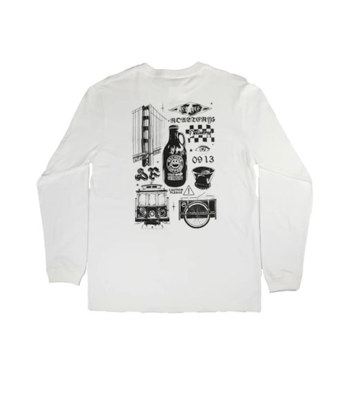 BICYCLE COFFEE (ﾊﾞｲｼｸﾙｺｰﾋｰ) - KHART Flash L/S Tee (ｶｰﾄ ﾌﾗｯｼｭﾛﾝｸﾞｽﾘｰﾌﾞﾃｨｰｼｬﾂ) KHTLS01