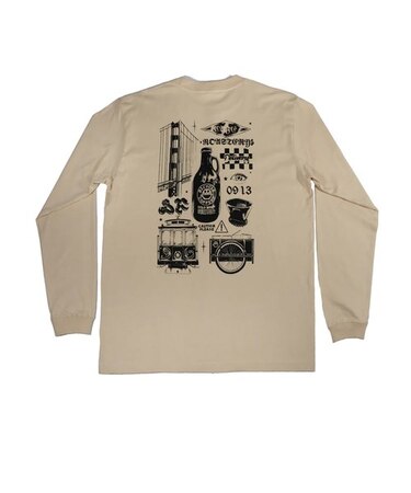 BICYCLE COFFEE (ﾊﾞｲｼｸﾙｺｰﾋｰ) - KHART Flash L/S Tee (ｶｰﾄ ﾌﾗｯｼｭﾛﾝｸﾞｽﾘｰﾌﾞﾃｨｰｼｬﾂ) KHTLS01