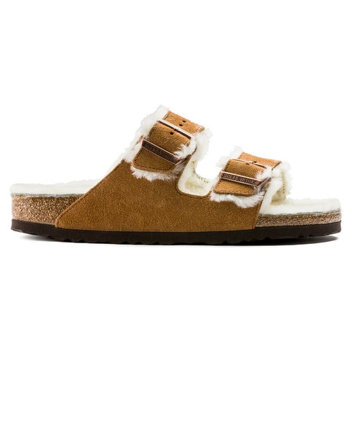 ビルケンシュトック】アリゾナ/ミンク スエードレザー シープスキン