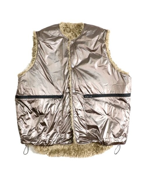 SUNNY SPORTS (ｻﾆｰｽﾎﾟｰﾂ) CURLY FLEECE BIGGEST VEST (ｶｰﾘｰﾌﾘｰｽﾍﾞｽﾄ) SN21F011