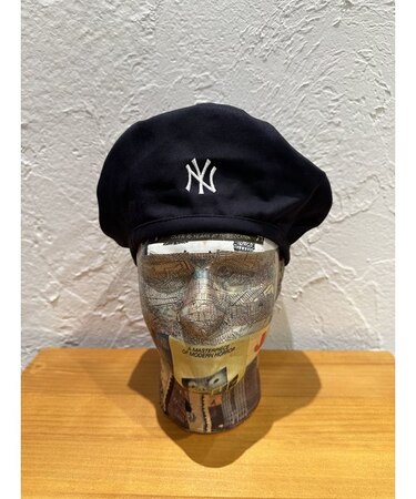 NEW ERA (ﾆｭｰｴﾗ) - BERET MINI LOGO NVY (ﾍﾞﾚｰ ﾐﾆﾛｺﾞ ﾆｭｰﾖｰｸ･ﾔﾝｷｰｽ)