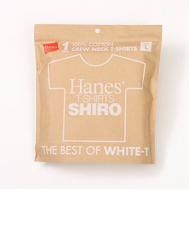 Hanes (ﾍｲﾝｽﾞ) - Hanes T-SHIRTS SHIRO (ﾍｲﾝｽﾞTｼｬﾂｼﾛ) HM1-X201