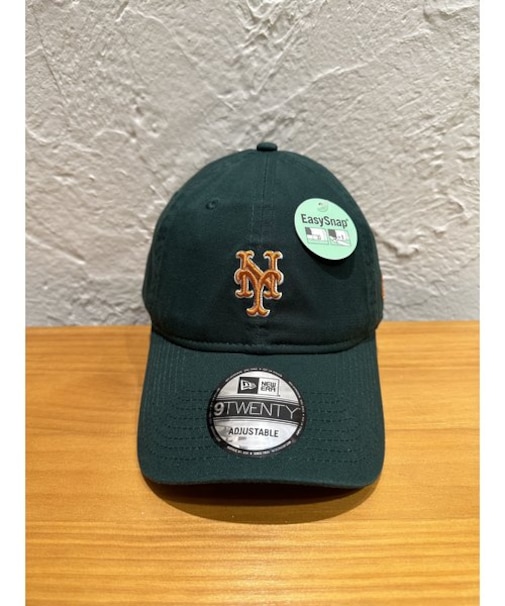 NEW ERA (ﾆｭｰｴﾗ) - 9TWENTY KHAKI SWEAT BAND NYM (920 ｶｰｷ ｽｳｪｯﾄ ﾊﾞﾝﾄﾞ ﾆｭｰﾖｰｸ･ﾒｯﾂ)