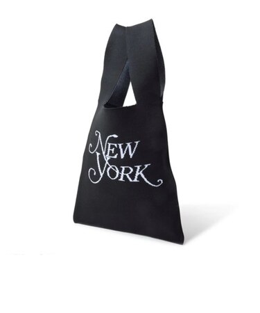 NEW ERA (ﾆｭｰｴﾗ) - KNIT TOTE BAG NEWYORK MAGAZINE (ﾆｯﾄ ﾄｰﾄﾊﾞｯｸﾞ ﾆｭｰﾖｰｸﾏｶﾞｼﾞﾝ)