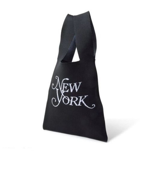 NEW ERA (ﾆｭｰｴﾗ) - KNIT TOTE BAG NEWYORK MAGAZINE (ﾆｯﾄ ﾄｰﾄﾊﾞｯｸﾞ ﾆｭｰﾖｰｸﾏｶﾞｼﾞﾝ)