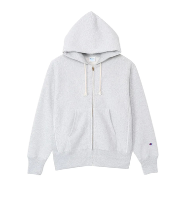 CHAMPION (ﾁｬﾝﾋﾟｵﾝ) - RW ZIP HOODED SWEATSHIRT (ﾘﾊﾞｰｽｳｨｰﾌﾞｼﾞｯﾌﾟﾌｰﾃﾞｯﾄﾞｽｳｪｯﾄｼｬﾂ) C3-Y134