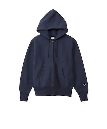 CHAMPION (ﾁｬﾝﾋﾟｵﾝ) - RW ZIP HOODED SWEATSHIRT (ﾘﾊﾞｰｽｳｨｰﾌﾞｼﾞｯﾌﾟﾌｰﾃﾞｯﾄﾞｽｳｪｯﾄｼｬﾂ) C3-Y134