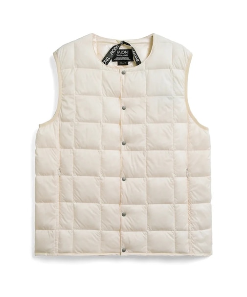 TAION (ﾀｲｵﾝ) - BASIC CREW NECK INNER DOWN VEST (ﾍﾞｰｼｯｸｸﾙｰﾈｯｸｲﾝﾅｰﾀﾞｳﾝﾍﾞｽﾄ) TAION-004