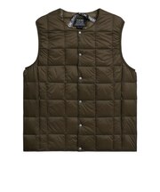 TAION (タイオン) - CREW NECK BUTTON DOWN VEST (クルーネックボタンダウンベスト) TAION-004
