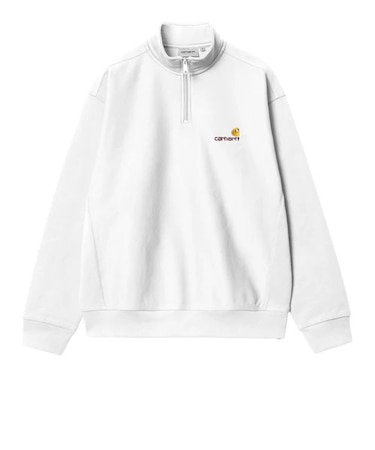 CARHARTT (ｶｰﾊｰﾄ) ｰ HALF ZIP AMERICAN SCRIPT SWEAT (ﾊｰﾌｼﾞｯﾌﾟｱﾒﾘｶﾝｽｸﾘﾌﾟﾄｽｳｪｯﾄｼｬﾂ) I027014             